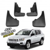 Бризковики для Jeep Compass 2011-2016   Бризковики для Jeep Compass 2011-2016